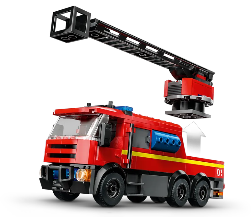 Fire Station with Fire Truck