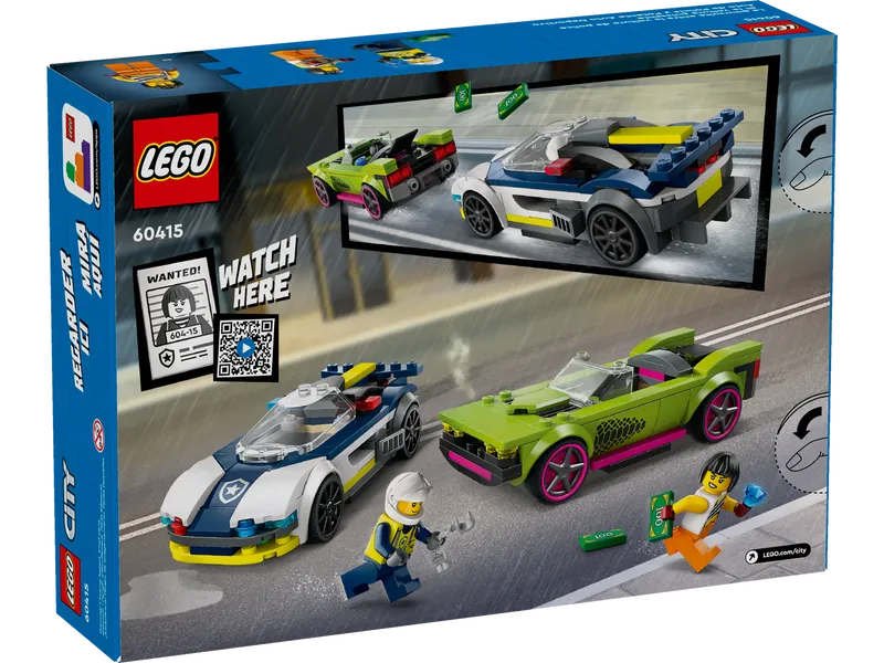 Police Car and Muscle Car Chase