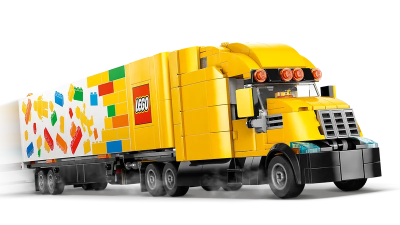 Yellow Delivery Truck