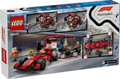 F1 Pit Stop &amp; Pit Crew with Ferrari Car