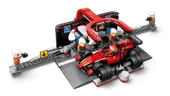 F1 Pit Stop &amp; Pit Crew with Ferrari Car