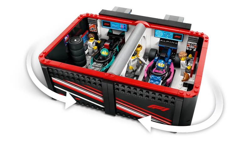 F1 Garage &amp; Mercedes-AMG &amp; Alpine Cars