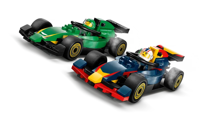 F1 Truck with RB20 &amp; AMR24 F1 Cars