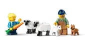 Red Farm Tractor with Trailer &amp; Sheep