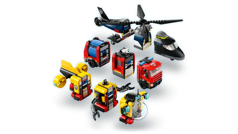 Helicopter, Fire Truck &amp; Submarine Remix