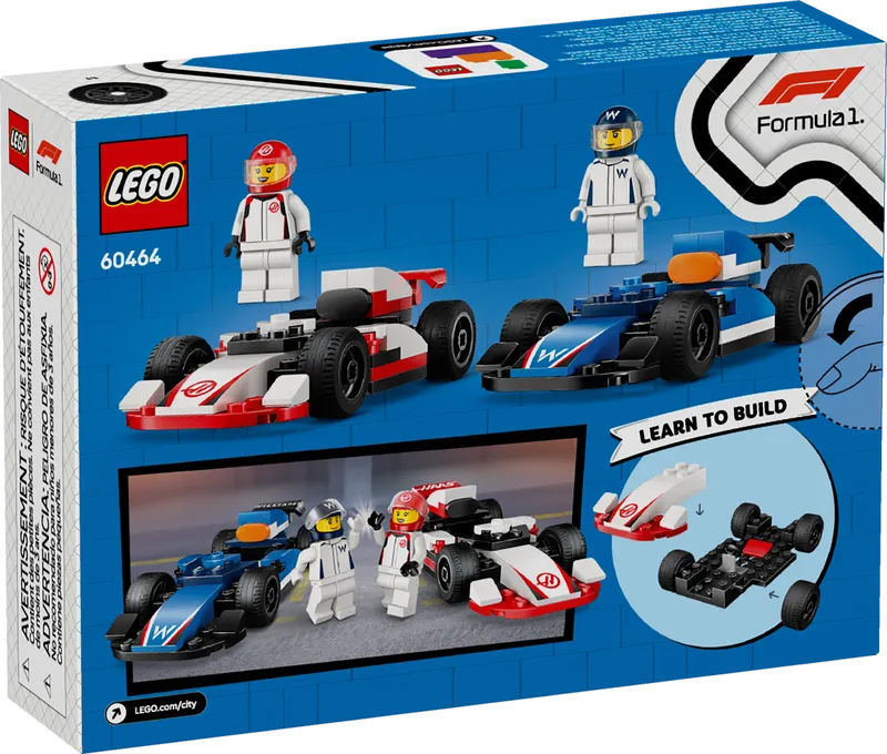 F1 Williams Racing &amp; Haas F1 Race Cars