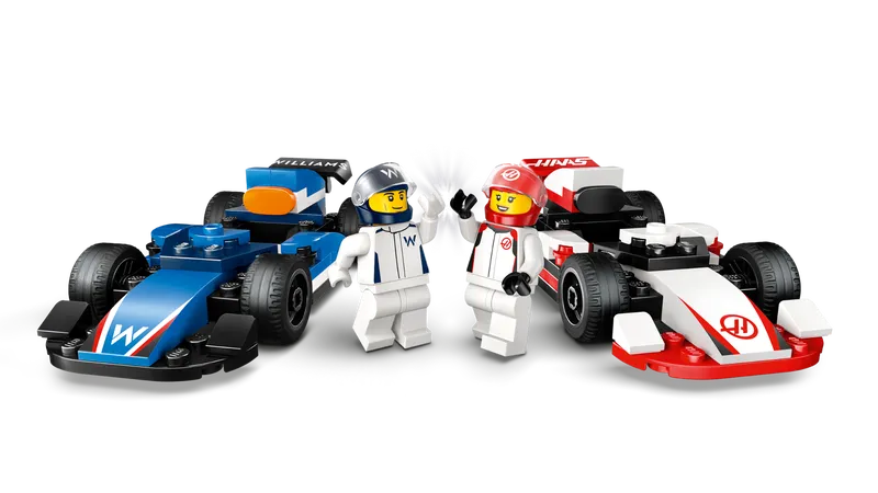 F1 Williams Racing &amp; Haas F1 Race Cars