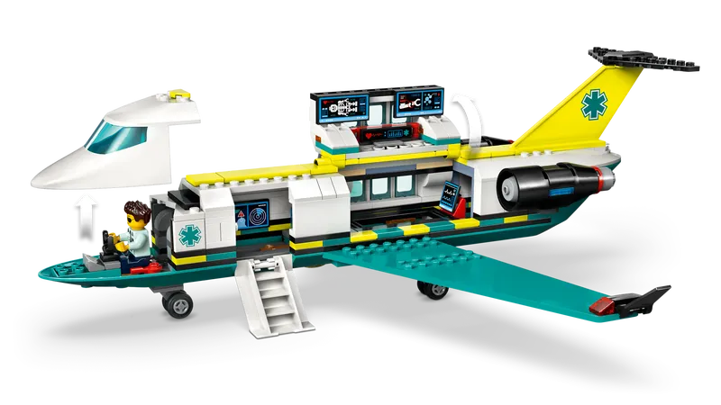 Emergency Air Ambulance Airplane