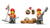 Yellow Backhoe Loader