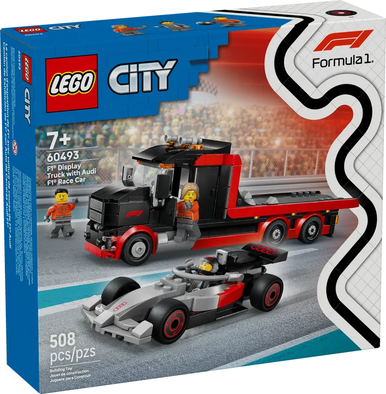F1 Display Truck with Audi F1 Race Car