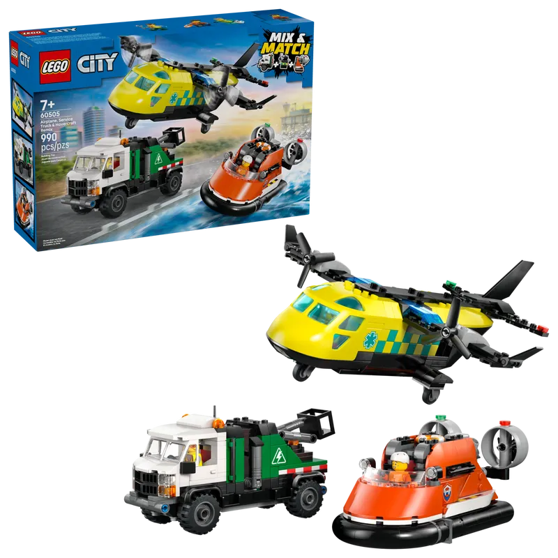 Airplane, Service Truck &amp; Hovercraft Remix