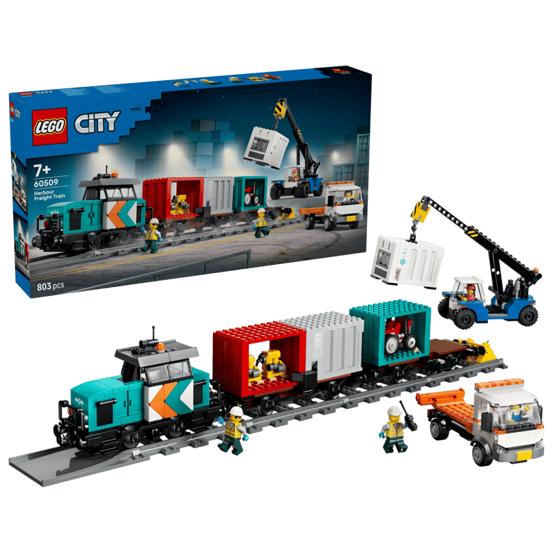 Harbor Freight Train with Crane &amp; Truck