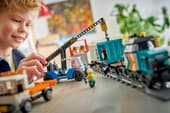 Harbor Freight Train with Crane &amp; Truck