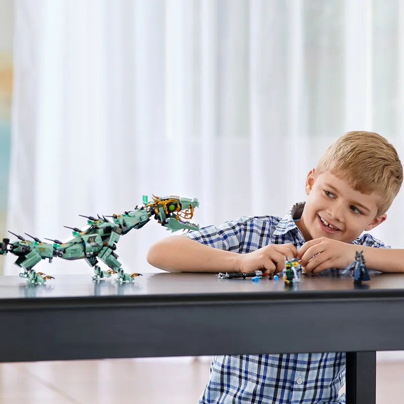 Green Ninja Mech Dragon