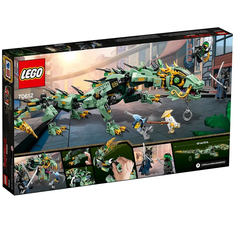 Green Ninja Mech Dragon