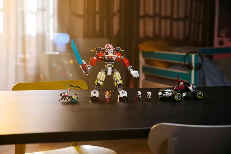 Cooper's Tiger Mech &amp; Zero's Hot Rod Car