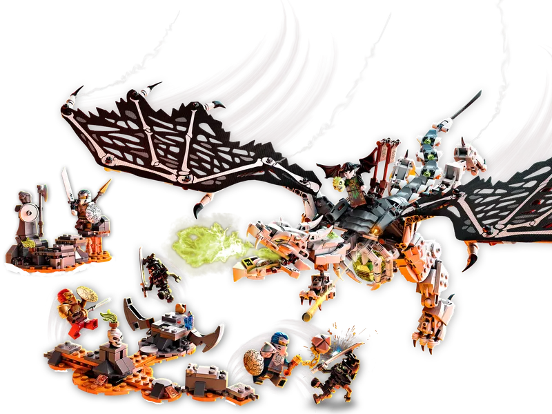 Skull Sorcerer's Dragon
