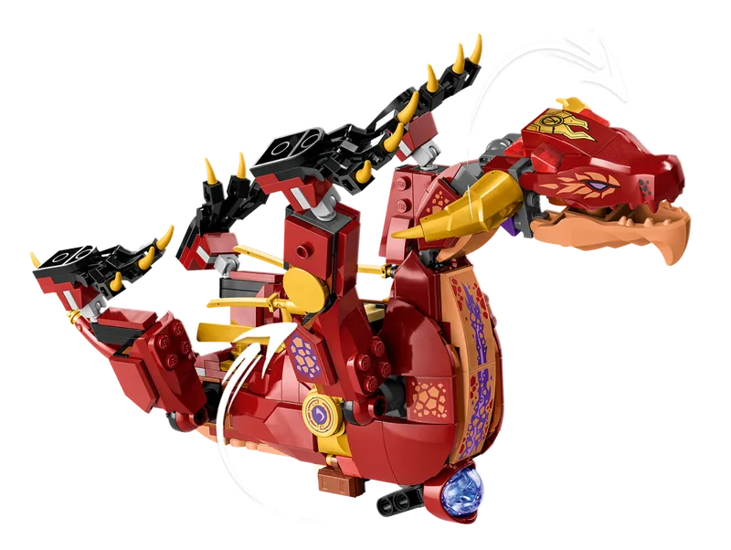 Heatwave Transforming Lava Dragon