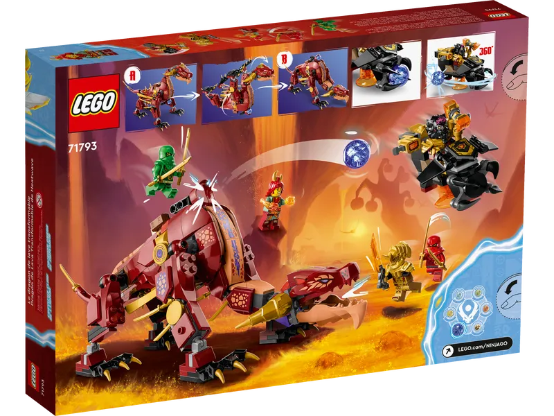 Heatwave Transforming Lava Dragon