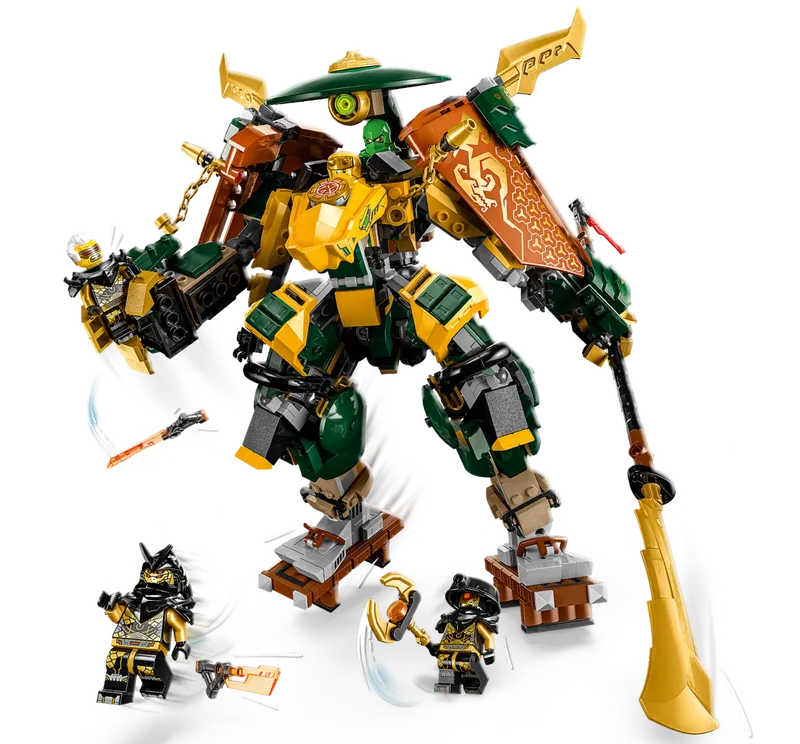 Lloyd and Arin's Ninja Team Mechs