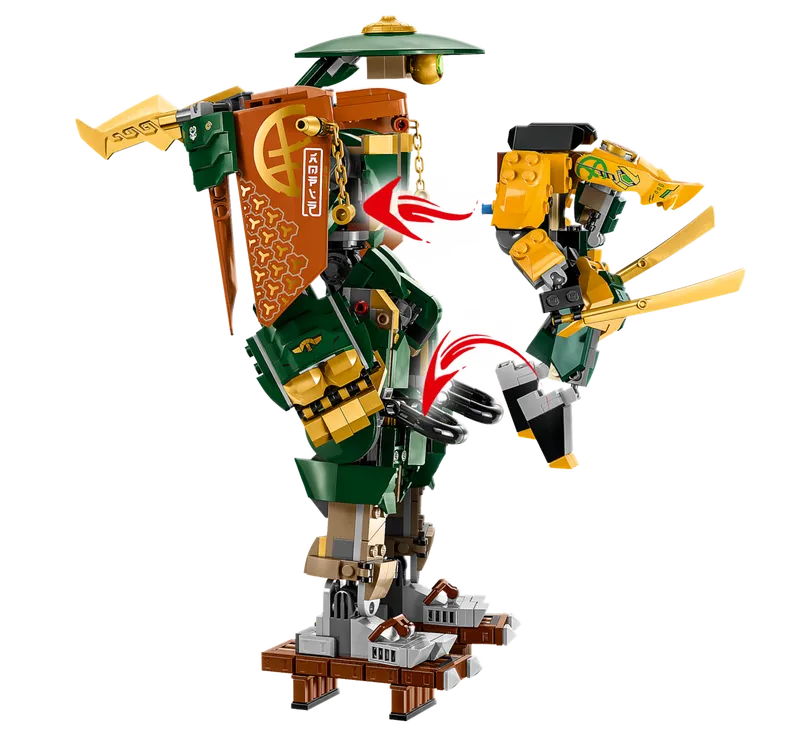 Lloyd and Arin's Ninja Team Mechs