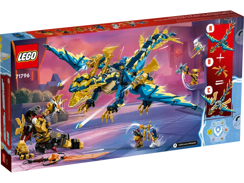 Elemental Dragon vs. The Empress Mech