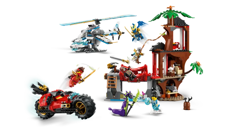 Ninja Vehicle Tree House Battle
