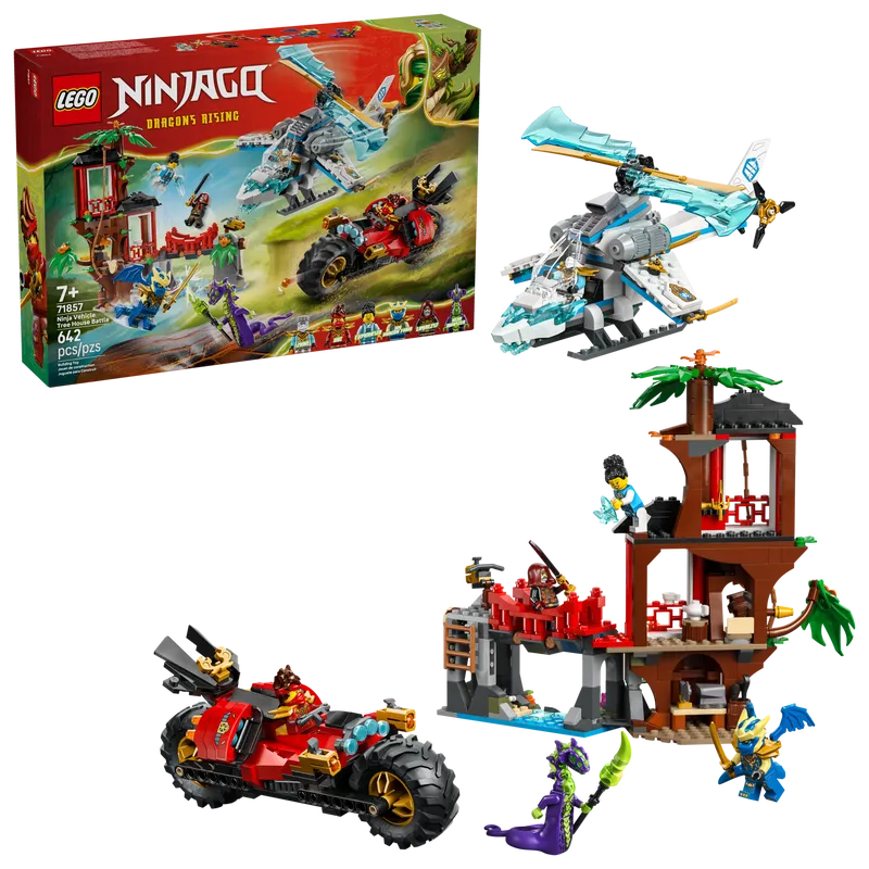 Ninja Vehicle Tree House Battle