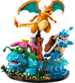 Venusaur, Charizard and Blastoise