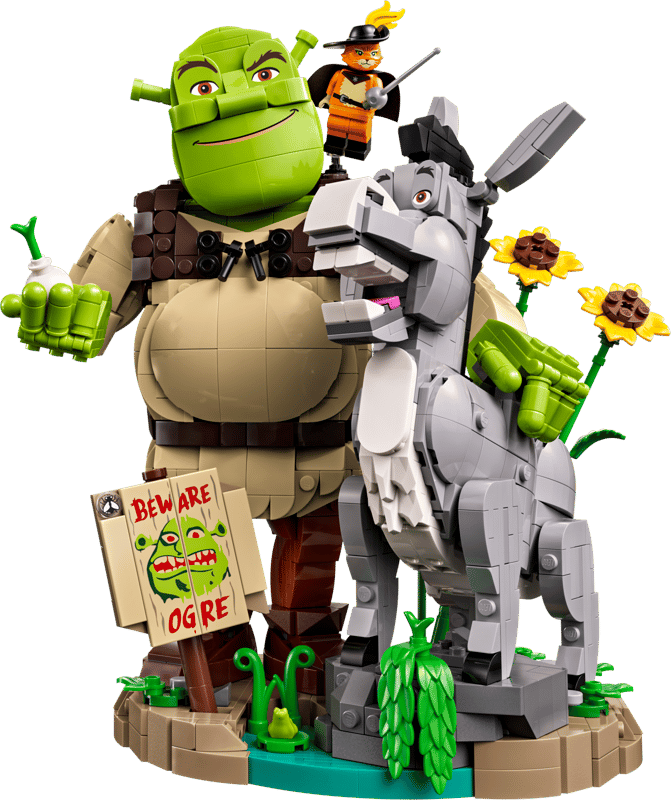 Shrek, Donkey &amp; Puss in Boots
