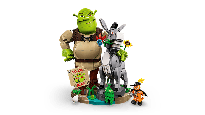 Shrek, Donkey &amp; Puss in Boots