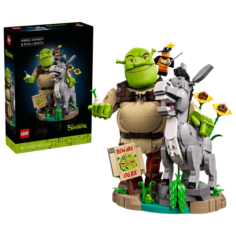 Shrek, Donkey &amp; Puss in Boots