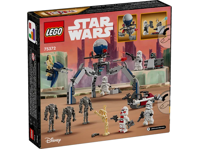 Clone Trooper &amp; Battle Droid Battle Pack