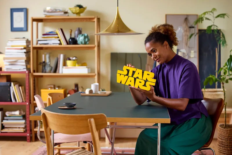Brick-Built Star Wars Logo