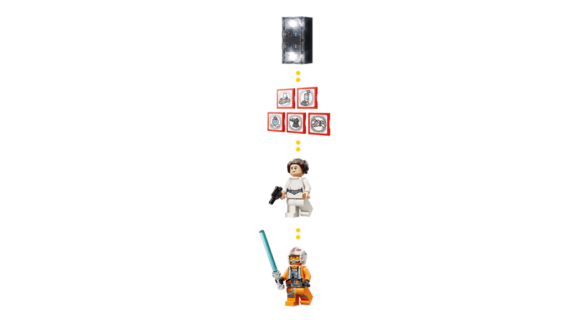Luke's Red Five X-wing
