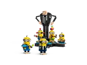Brick-Built Gru and Minions