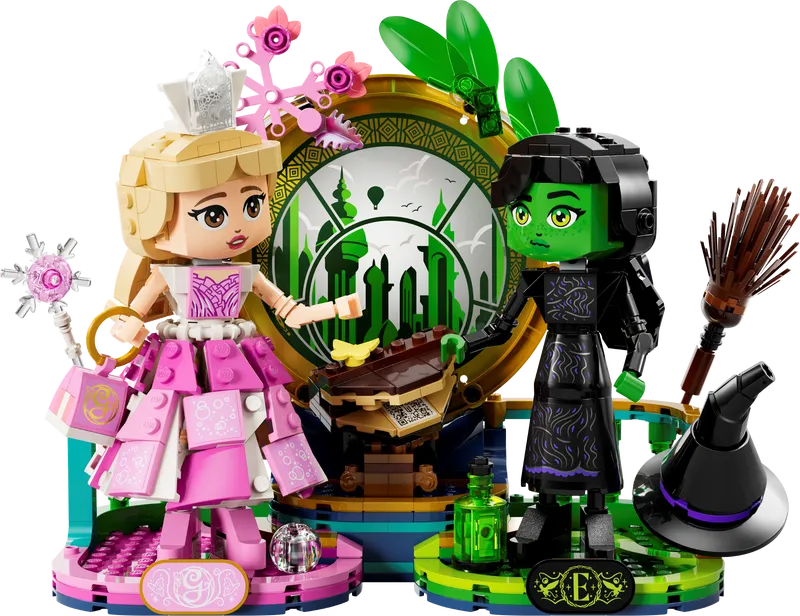 Elphaba &amp; Glinda Figures