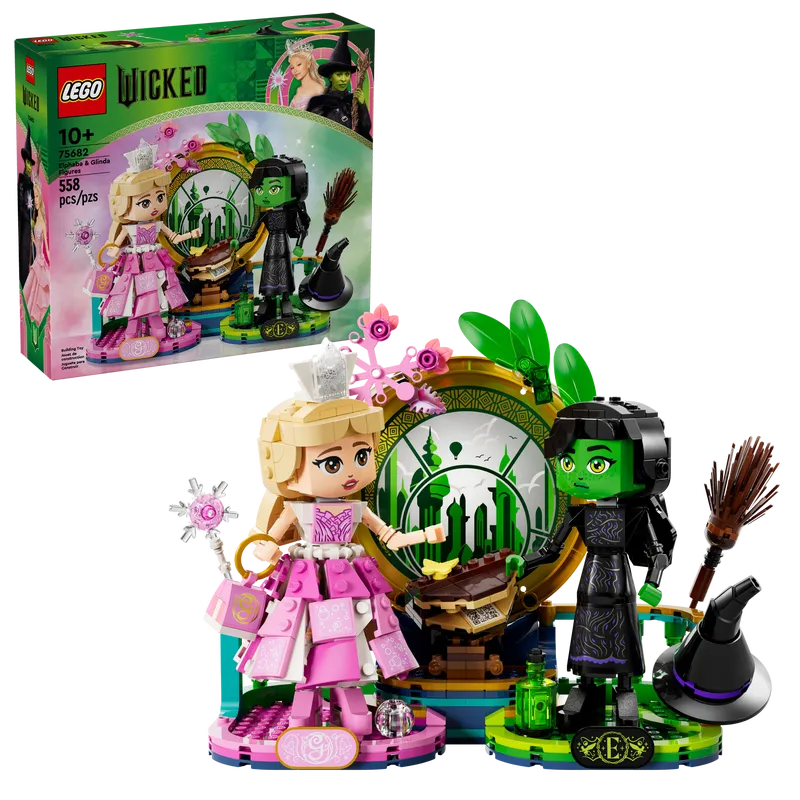 Elphaba &amp; Glinda Figures
