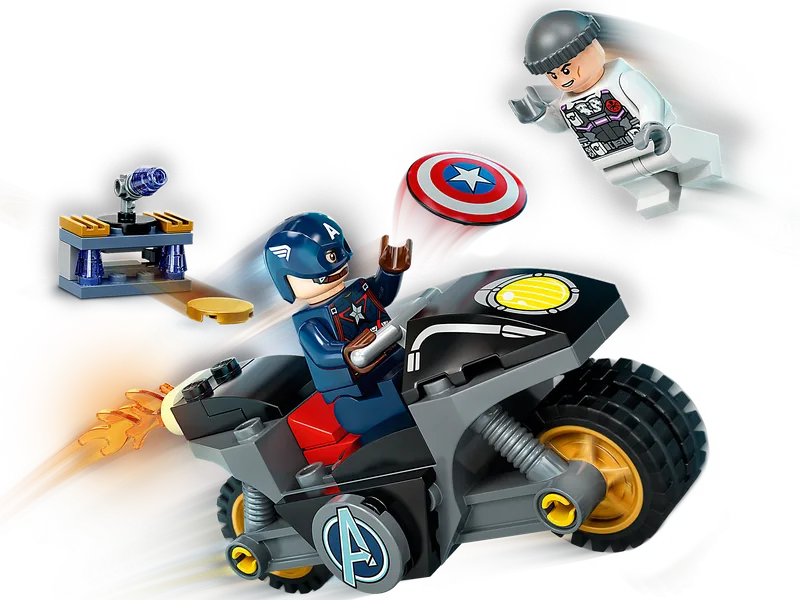Captain America and Hydra Face-Off