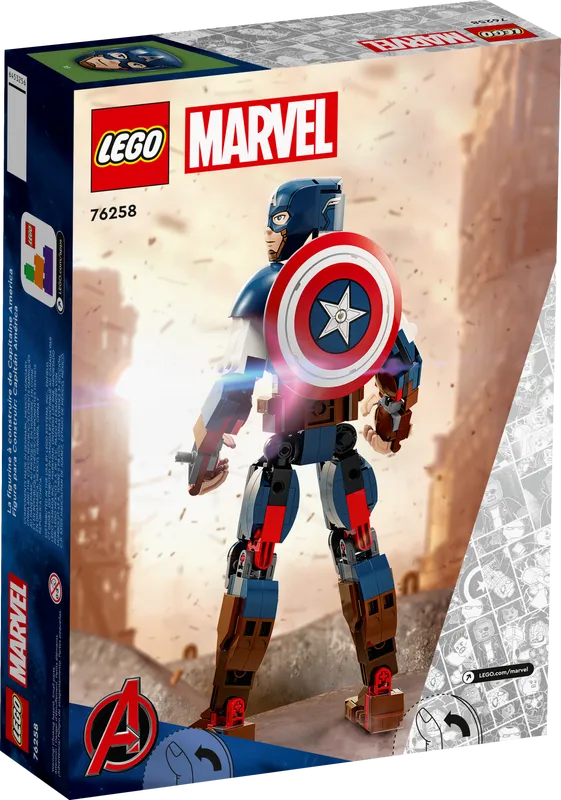 Captain America Construction Figure