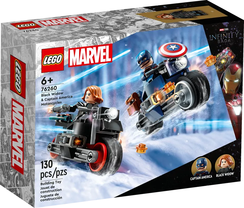 Black Widow &amp; Captain America Motorcycles