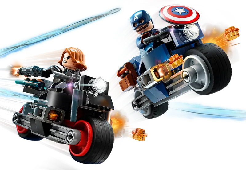 Black Widow &amp; Captain America Motorcycles