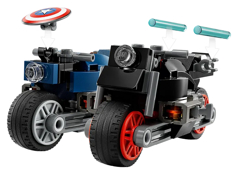 Black Widow &amp; Captain America Motorcycles