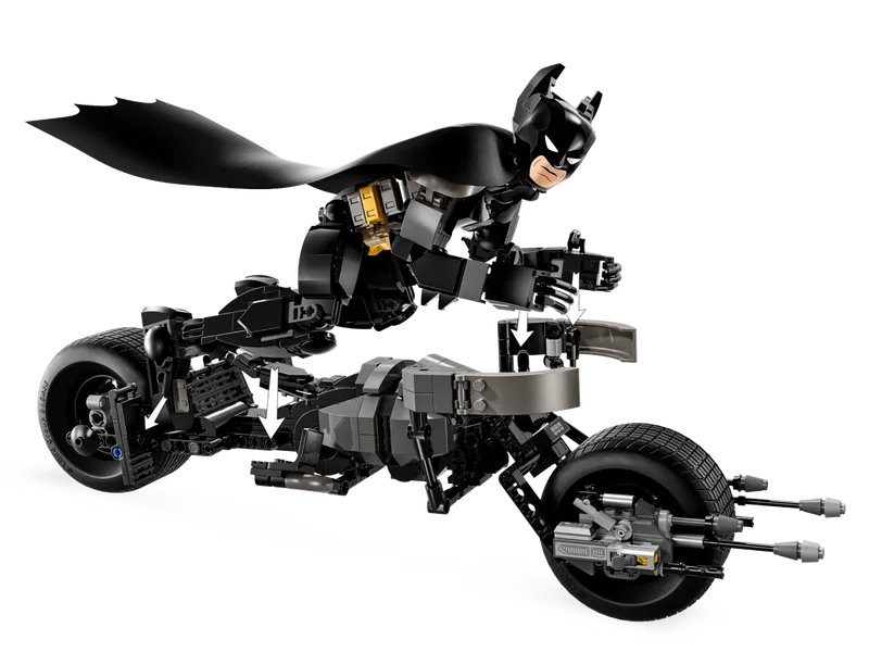 Batman Construction Figure and the Bat-Pod Bike