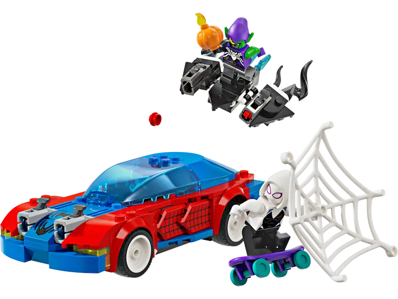 Spider-Man Race Car &amp; Venom Green Goblin