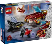 Iron Man Car &amp; Black Panther vs. Red Hulk