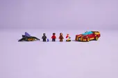 Iron Man Car &amp; Black Panther vs. Red Hulk