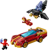 Iron Man Car & Black Panther vs. Red Hulk