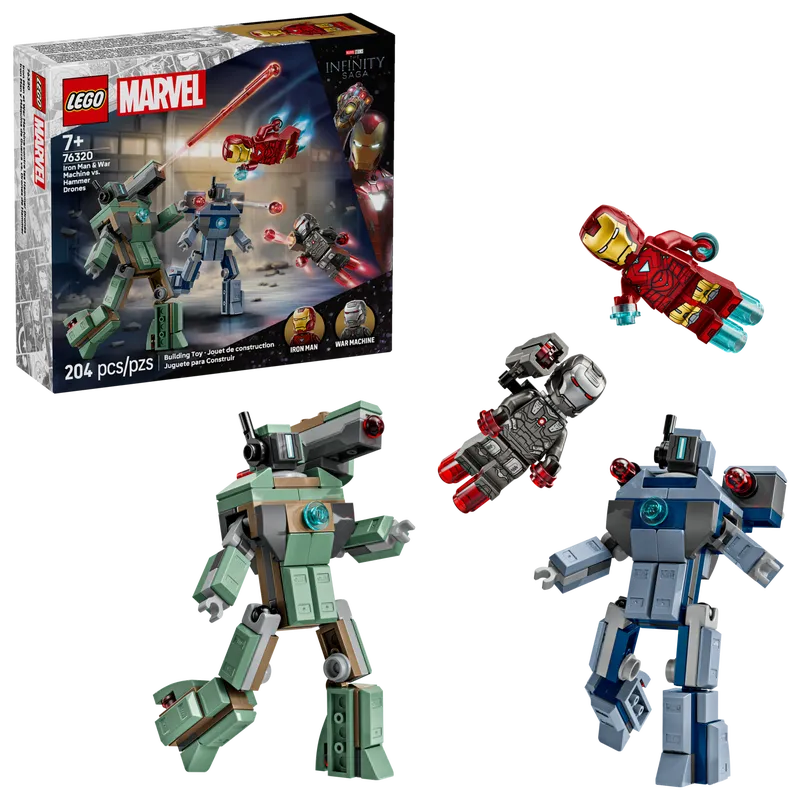 Iron Man &amp; War Machine vs. Hammer Drones