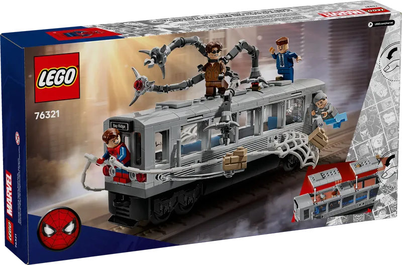Spider-Man vs. Doc Ock Subway Train Scene